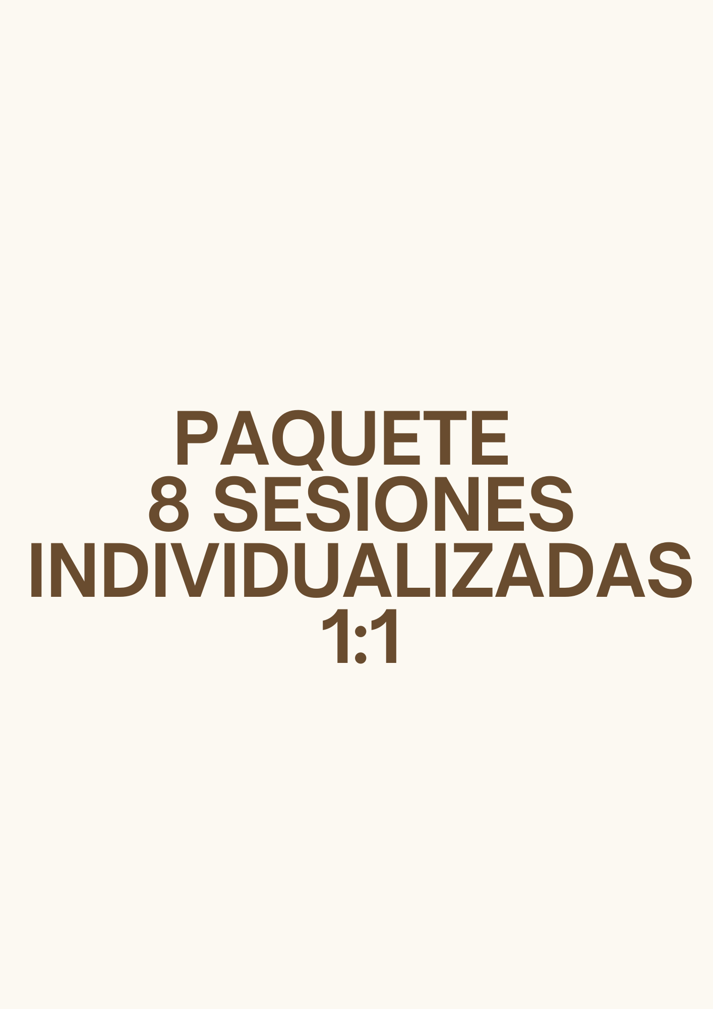 Paquete 8 Sesiones